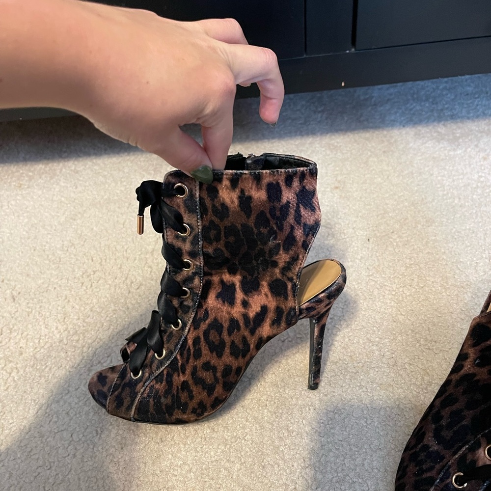 Lace up heels
